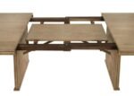 ADINA 89-INCH EXTENSION DINING TABLE DISTRESSED LIGHT BROWN - Image 11