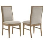ADINA UPHOLSTERED DINING SIDE CHAIR BARLEY (SET OF 2)