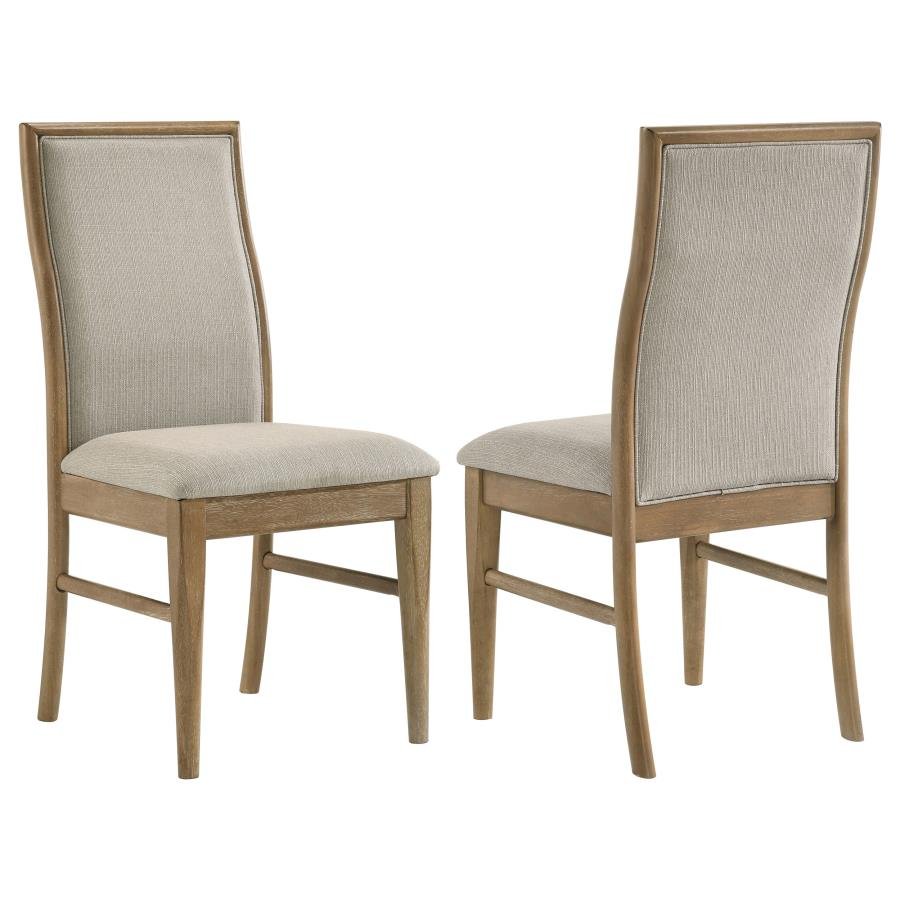 193612_001x900.jpg ADINA UPHOLSTERED DINING SIDE CHAIR BARLEY (SET OF 2) - Image 1