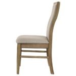 ADINA UPHOLSTERED DINING SIDE CHAIR BARLEY (SET OF 2) - Image 6