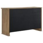 ADINA 3-DOOR 59-INCH SIDEBOARD SERVER DISTRESSED LIGHT BROWN - Image 7