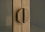 ADINA 77-INCH TALL DISPLAY CABINET DISTRESSED LIGHT BROWN - Image 11