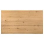 DUNCAN 71-INCH RECTANGULAR WOOD DINING ROOM TABLE WASHED OAK - Image 6