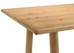 DUNCAN 71-INCH RECTANGULAR WOOD DINING ROOM TABLE WASHED OAK - Image 7
