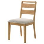 DUNCAN LADDER BACK DINING SIDE CHAIR WASHED OAK (SET OF 2) - Image 5