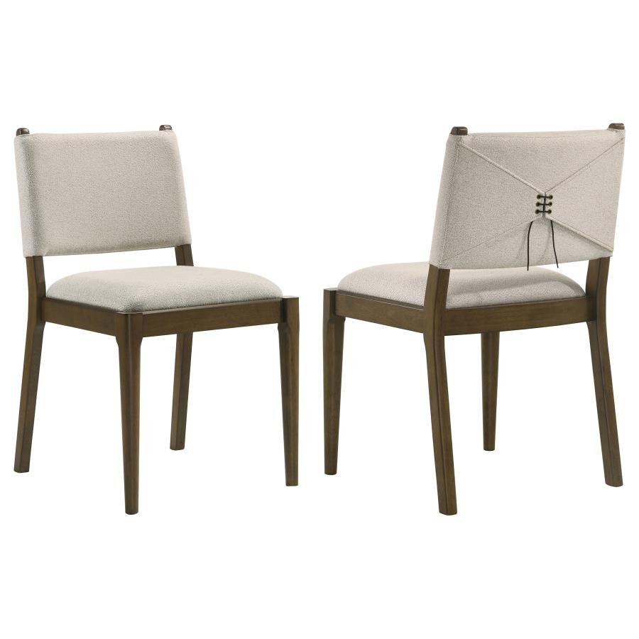 193662_001x900.jpg OTTOWA UPHOLSTERED DINING SIDE CHAIR BROWN (SET OF 2) - Image 1