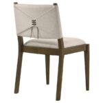 OTTOWA UPHOLSTERED DINING SIDE CHAIR BROWN (SET OF 2) - Image 8