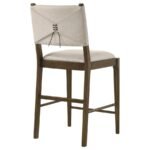 OTTOWA UPHOLSTERED COUNTER SIDE CHAIR BROWN (SET OF 2) - Image 8