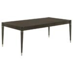 RESEDA 81-INCH EXTENSION LEAF DINING TABLE ASH BROWN