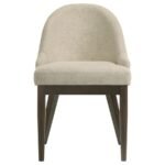 RESEDA UPHOLSTERED DINING SIDE CHAIR BEIGE (SET OF 2) - Image 4