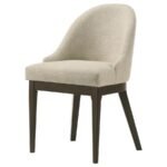 RESEDA UPHOLSTERED DINING SIDE CHAIR BEIGE (SET OF 2) - Image 5