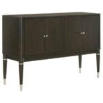 RESEDA 4-DOOR DINING SIDEBOARD SERVER WITH SHELVES ASH BROWN