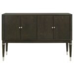 RESEDA 4-DOOR DINING SIDEBOARD SERVER WITH SHELVES ASH BROWN - Image 3