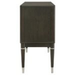 RESEDA 4-DOOR DINING SIDEBOARD SERVER WITH SHELVES ASH BROWN - Image 6