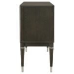 RESEDA 4-DOOR DINING SIDEBOARD SERVER WITH SHELVES ASH BROWN - Image 10