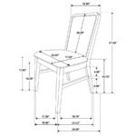 CROYDEN DINING SIDE CHAIR WEATHERED NATURAL (SET OF 2) - Image 13
