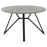 NEIL ROUND 50-INCH SMARTTOP DINING TABLE GUNMETAL - Image 3