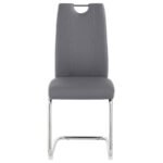 BROOKLYN UPHOLSTERED DINING SIDE CHAIR GREY (SET OF 4) - Image 4