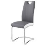 BROOKLYN UPHOLSTERED DINING SIDE CHAIR GREY (SET OF 4) - Image 5