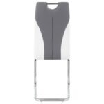 BROOKLYN UPHOLSTERED DINING SIDE CHAIR GREY (SET OF 4) - Image 8