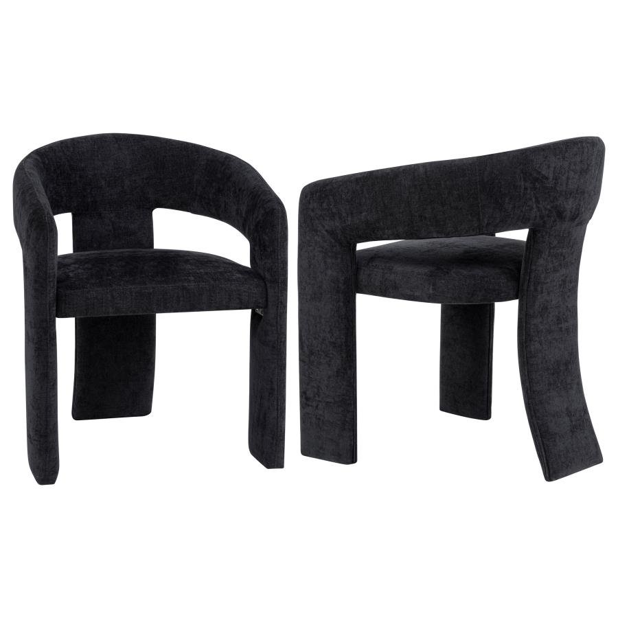 193813BLK_001x900.jpg Stylish Arm Chair With Comfortable Seating And Modern Finish - Image 1
