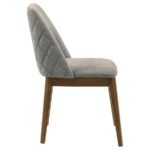 FRANKLIN UPHOLSTERED DINING SIDE CHAIR GREY (SET OF 2) - Image 9