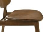 FRANKLIN 5-PIECE 54-INCH ROUND DINING TABLE SET DARK BROWN - Image 9