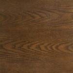 FRANKLIN 54-INCH ROUND WOOD PEDESTAL BASE DINING TABLE DARK BROWN - Image 5