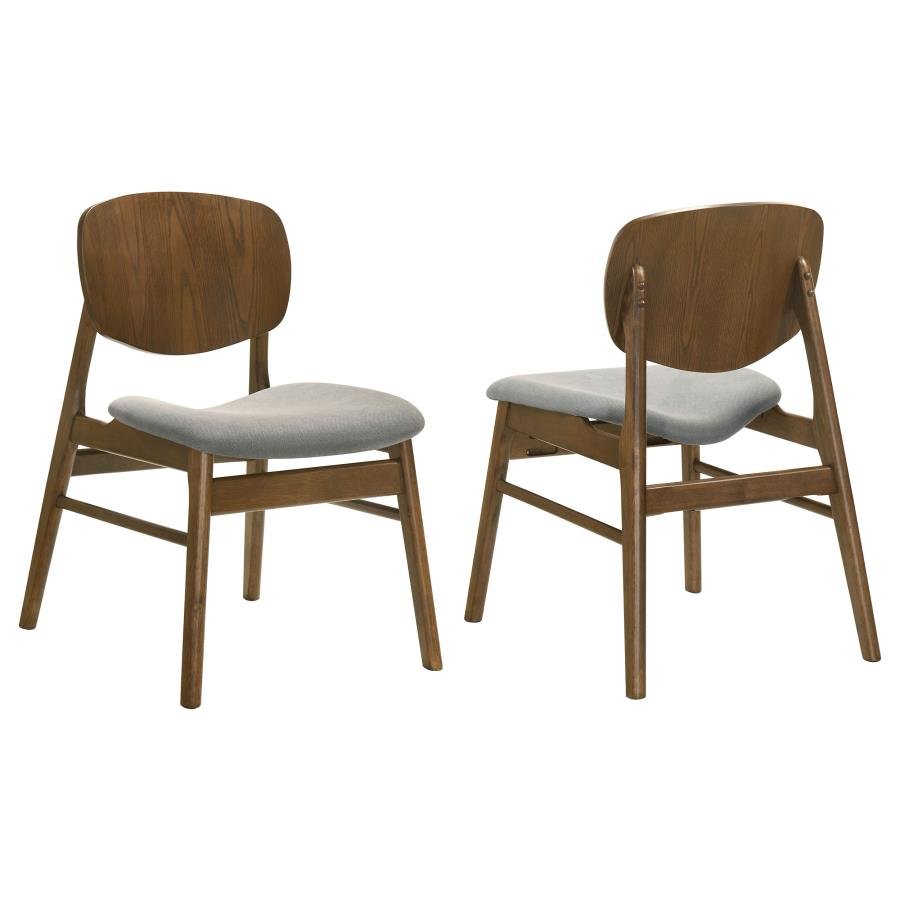193833_001x900.jpg BENFORD DINING SIDE CHAIR UPHOLSTERED SEAT DARK BROWN (SET OF 2) - Image 1