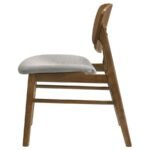 BENFORD DINING SIDE CHAIR UPHOLSTERED SEAT DARK BROWN (SET OF 2) - Image 6