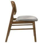 BENFORD DINING SIDE CHAIR UPHOLSTERED SEAT DARK BROWN (SET OF 2) - Image 9
