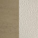 KEHOE UPHOLSTERED DINING SIDE CHAIR CREAM AND NATURAL OAK (SET OF 2) - Image 12