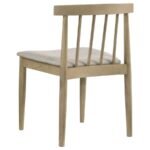 CULLEN DINING SIDE CHAIR UPHOLSTERED SEAT NATURAL OAK (SET OF 2) - Image 7