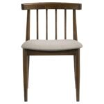 CULLEN DINING SIDE CHAIR UPHOLSTERED SEAT DARK WALNUT (SET OF 2) - Image 4