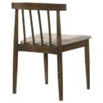 CULLEN DINING SIDE CHAIR UPHOLSTERED SEAT DARK WALNUT (SET OF 2) - Image 8