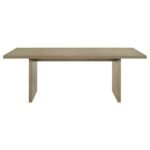 DECKER 82-INCH RECTANGULAR WOOD DINING TABLE NATURAL OAK - Image 3
