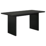 DECKER 70-INCH RECTANGULAR WOOD COUNTER HEIGHT DINING TABLE BLACK