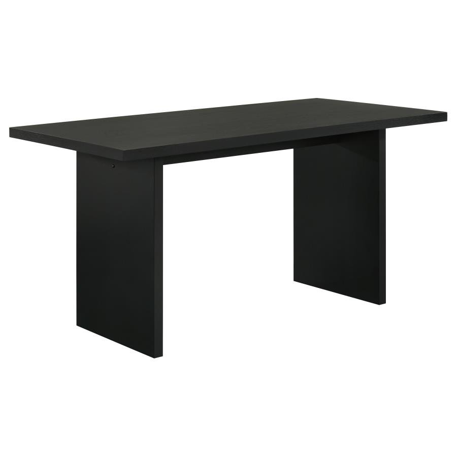 193958BLK_02x900.jpg DECKER 70-INCH RECTANGULAR WOOD COUNTER HEIGHT DINING TABLE BLACK - Image 1