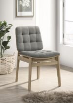 Stylish Side Chair With Comfortable Seating And Modern Finish - Image 2