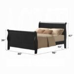 Louis Philippe III EK Bed - Image 2