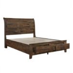 1957K-1CK* California King Sleigh Platform Bed with Footboard Storage - Image 4