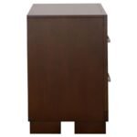 JESSICA 2-DRAWER NIGHTSTAND CAPPUCCINO - Image 6