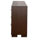 JESSICA 6-DRAWER DRESSER CAPPUCCINO - Image 5