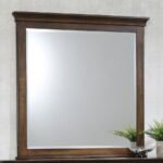 FRANCO DRESSER MIRROR BURNISHED OAK - Image 2