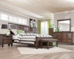 FRANCO DRESSER MIRROR BURNISHED OAK - Image 5
