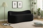 Flair Boucle Fabric Upholstered Bench - Image 2