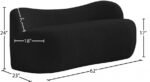 Flair Boucle Fabric Upholstered Bench - Image 10