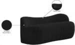 Flair Boucle Fabric Upholstered Bench - Image 11