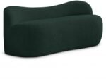 Flair Boucle Fabric Upholstered Bench