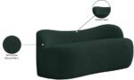 Flair Boucle Fabric Upholstered Bench - Image 11